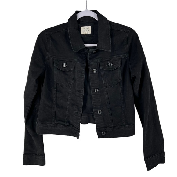 Wax Jean Jackets & Blazers - Wax Jean Stretch Black Denim Jacket